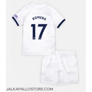 Tottenham Hotspur Cristian Romero #17 Kotipaita Lapsille 2023-24 Lyhythihainen (+ shortsit)